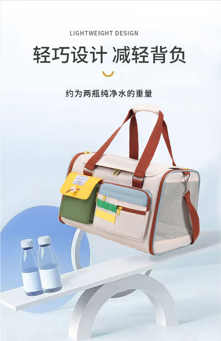 猫包宠物包便携外出宠物背包舒适透气大容量单肩手提包宠物用品详情6