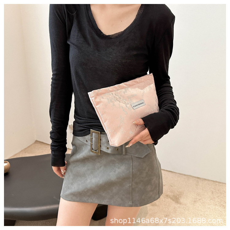 跨境蝴蝶化妆包小清新便携护肤品收纳袋旅行洗漱包帆布方包手拿包详情22