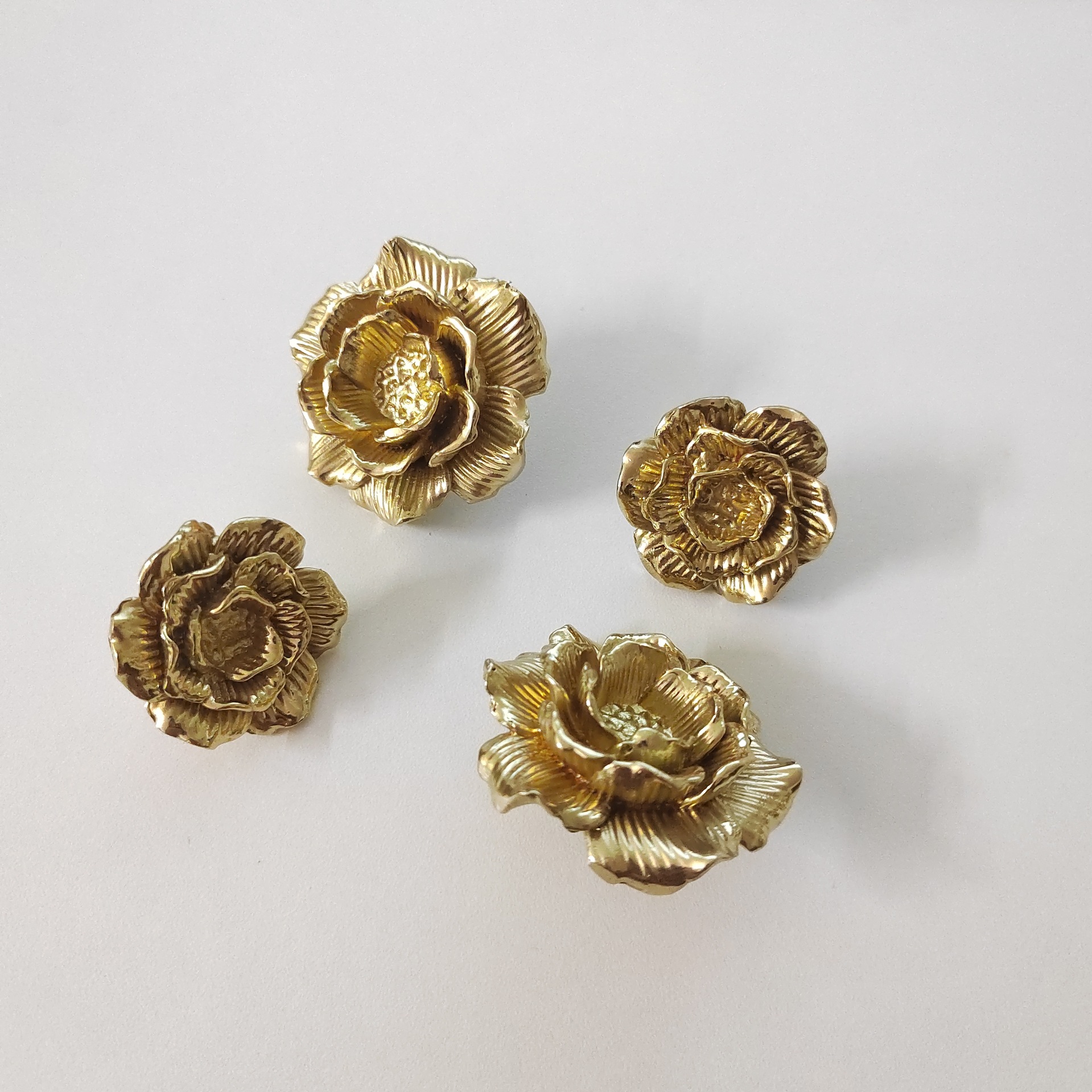 Brass rose drawers, cabinet doors, kitchen cabinets, wardrobes, wine cabinets, shoe cabinets, bookcases, TV cabinets, handles pic 4