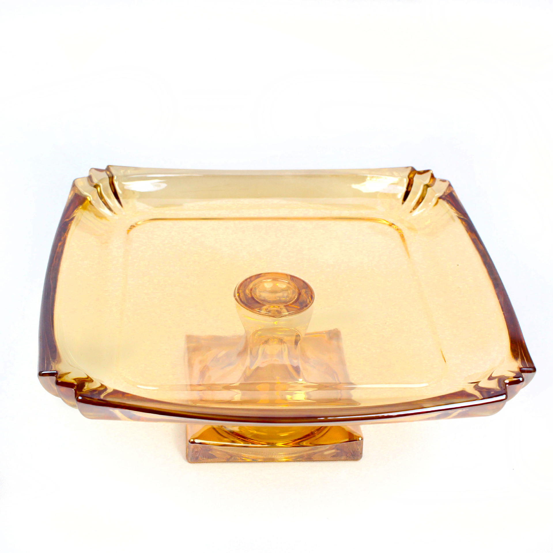 家用客厅茶几ins风轻奢北欧风格四方玻璃果盘果斗 宾馆水晶糖缸详情13