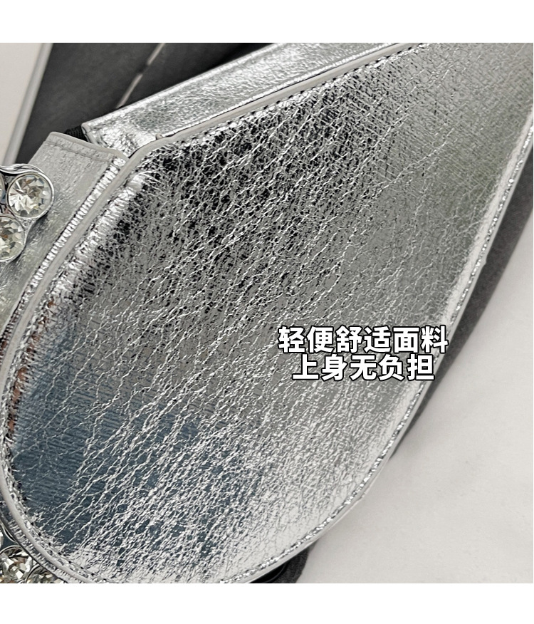 跨境爆款2024春夏新款手拿心形包包镶钻晚宴包时尚洋气女包手拎包详情4