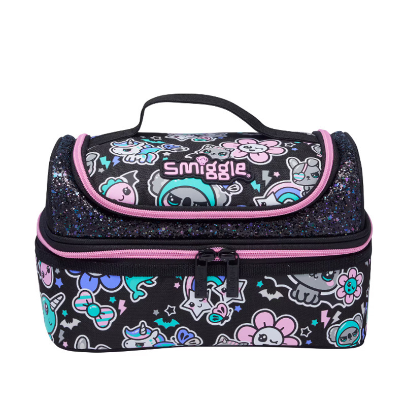 Australia nuevo Smiggle mochila de escuela primaria y secundaria gran capacidad mochila de dibujos animados para niños doble bolsa de pluma pic 17