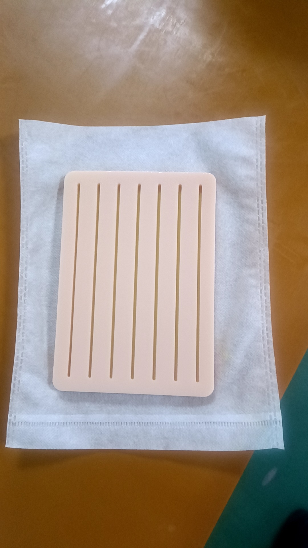 MTS Simulation Seven-line silicone suture practice Module Medical teaching aid Medical model suture training pad pic 2