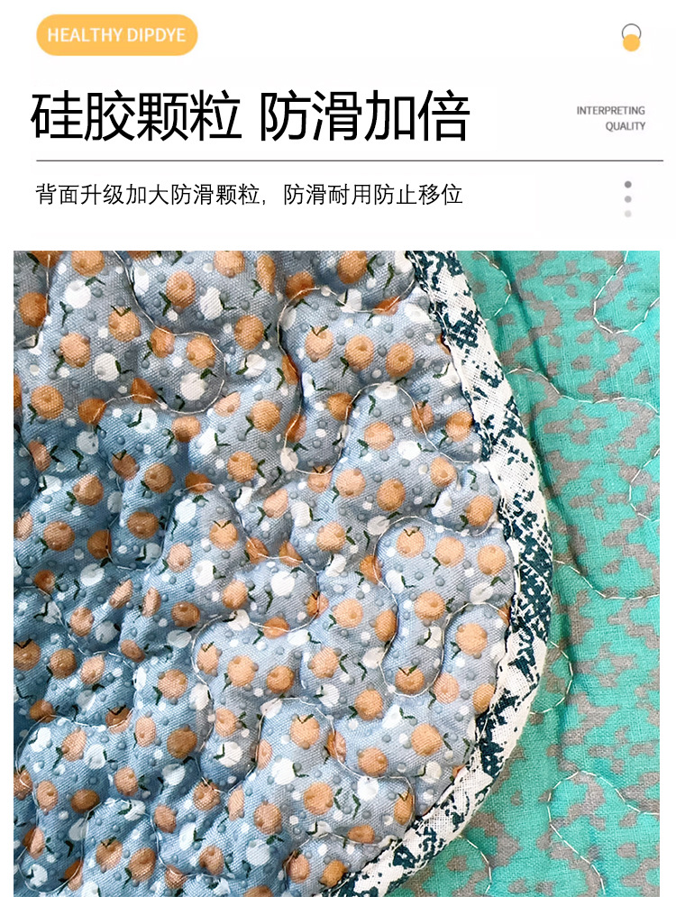 卡通棉布飘窗垫沙发垫窗台垫子爬行地垫绗缝防滑垫动物图案榻榻米详情7