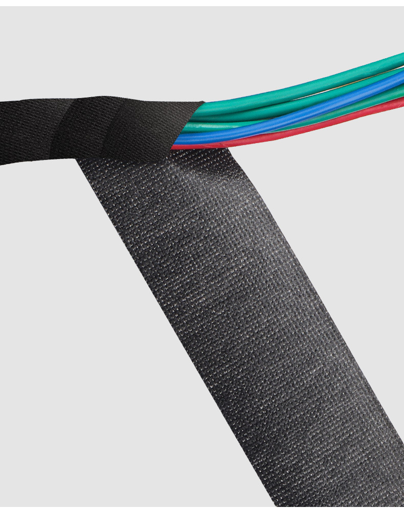 High-temperature resistant electrical tape for bundling engine compartments, flame-retardant and anti-lifting automotive wiring harness tape, polyester flannel tape pic 7