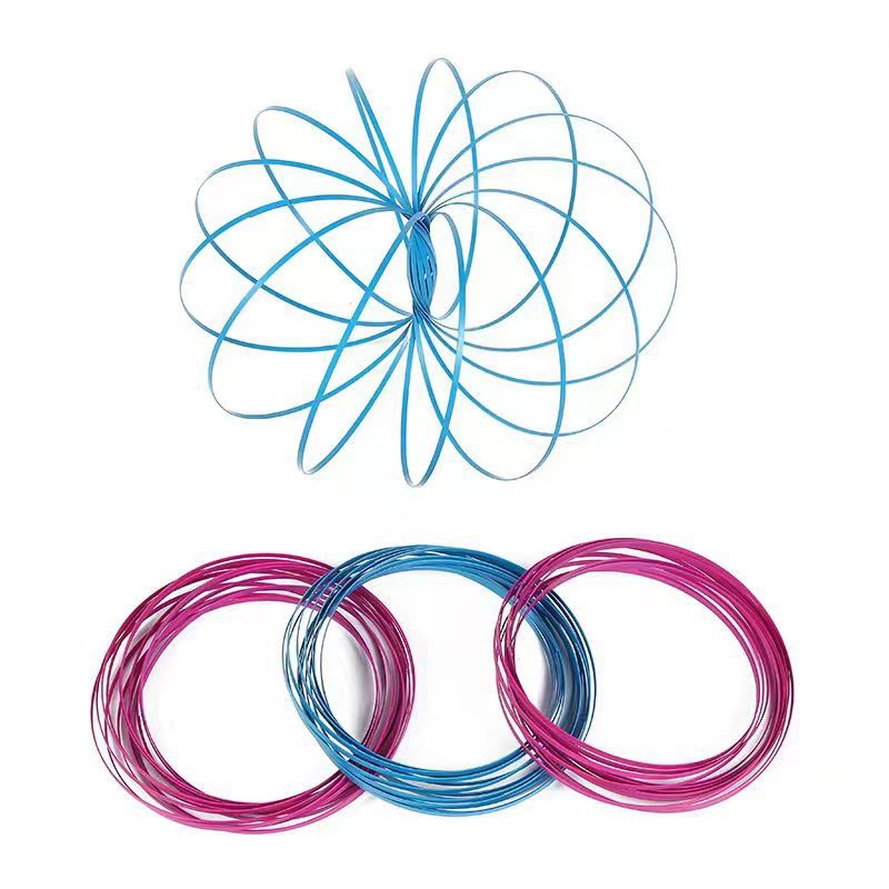 魔术手环不锈钢流体减压新奇特益智科教叠叠圈玩具工厂款详情7