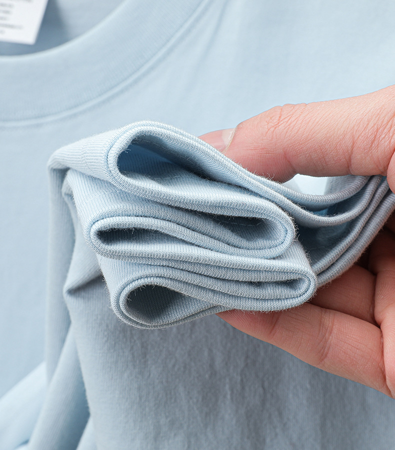 2025夏季新款7A抗菌透气男士短袖t恤14色230克纯棉圆领休闲T恤男详情40