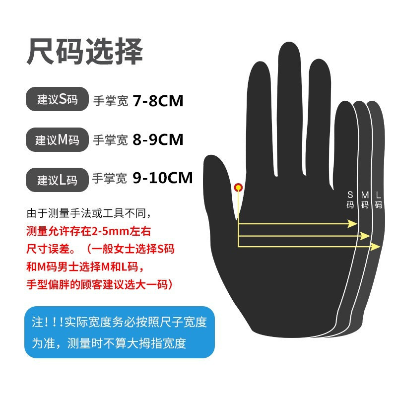 一次性PVC手套透明劳保家务清洁美容纹绣烘焙防护食品胶手套批发详情4