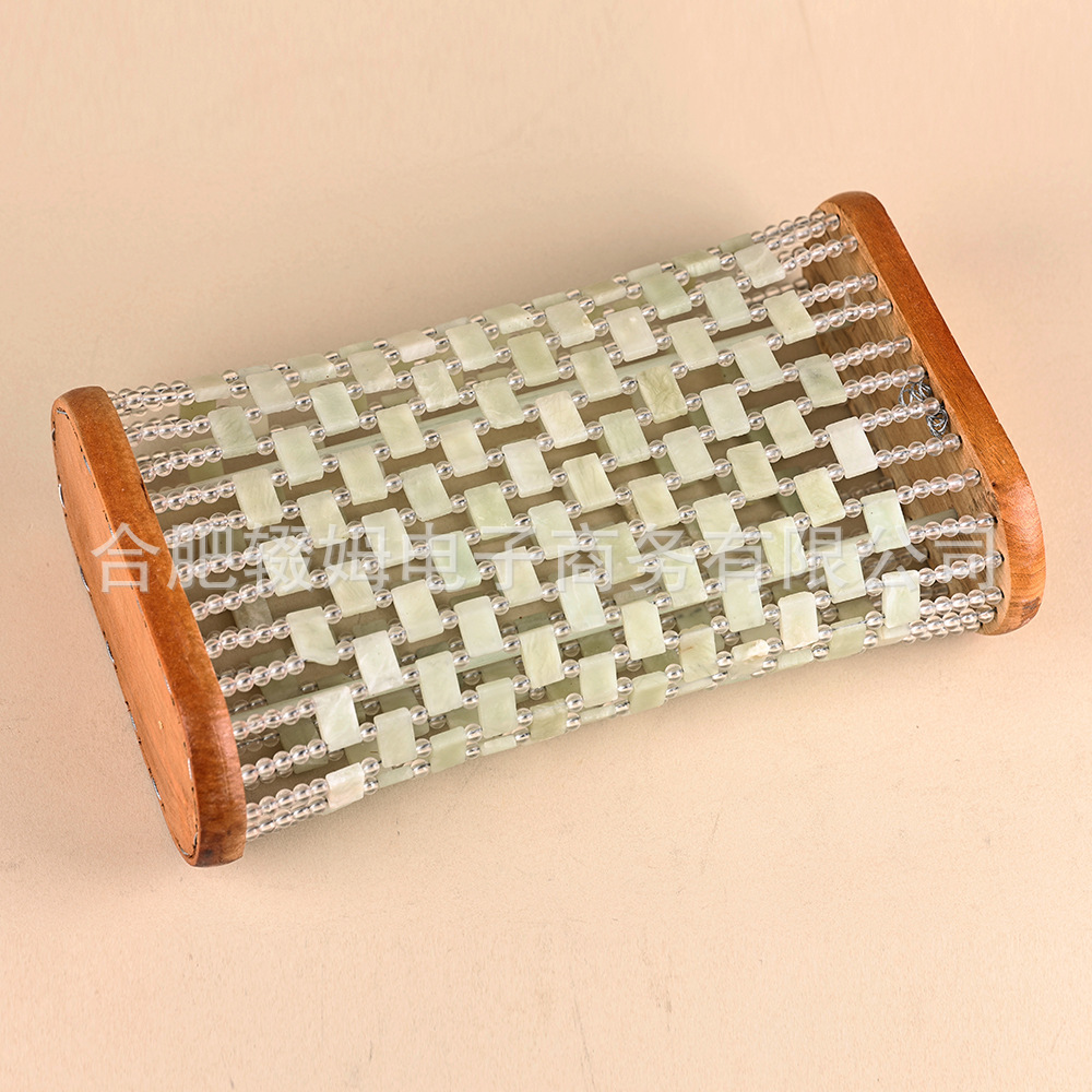 玉石保健枕天然玉石空心枕岫玉颈椎枕保健玉枕夏凉冰凉降温夏季凉席枕详情15