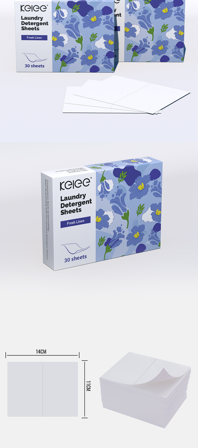 Fresh Linen+洗衣凝珠30克袋装洗衣液塑料包装详情6