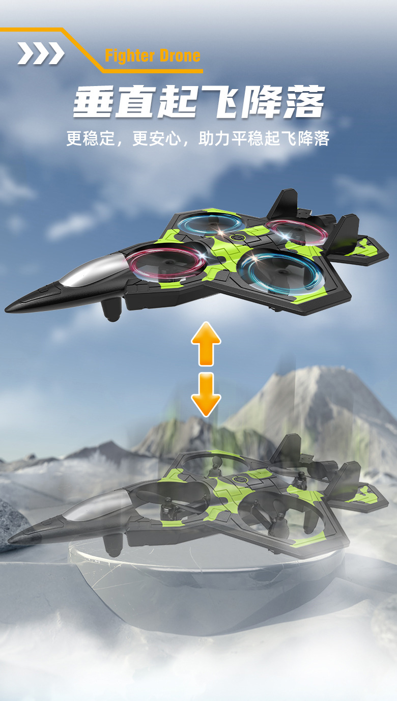 ABS plastic remote-controlled aircraft, remote-controlled fighter jets, high-quality quadcopters, foam drones pic 24