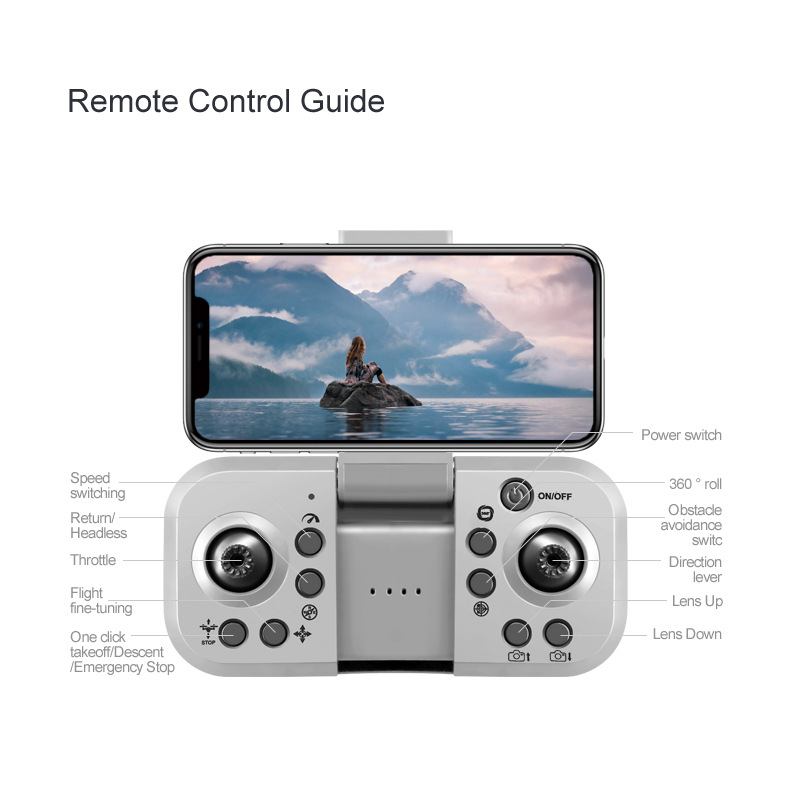 The cross-border unmanned aerial vehicle RG100PRO obstacle avoidance quadcopter with brushless motor and high-definition aerial photography remote control aircraft is for export pic 24