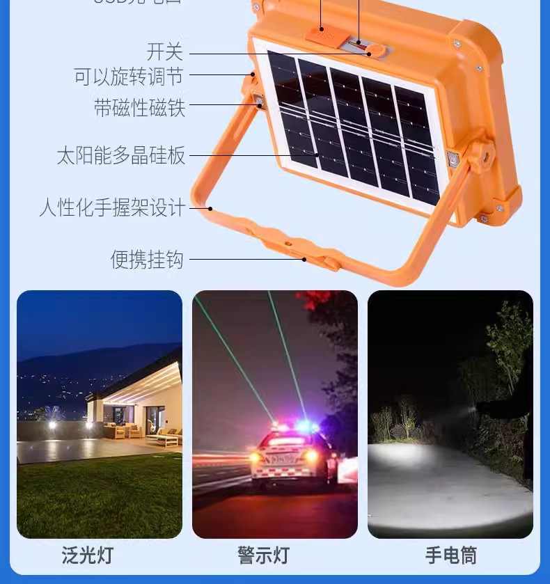 摆地摊夜市灯家用超亮led停电应急灯usb充电户外露营太阳能照明灯详情12