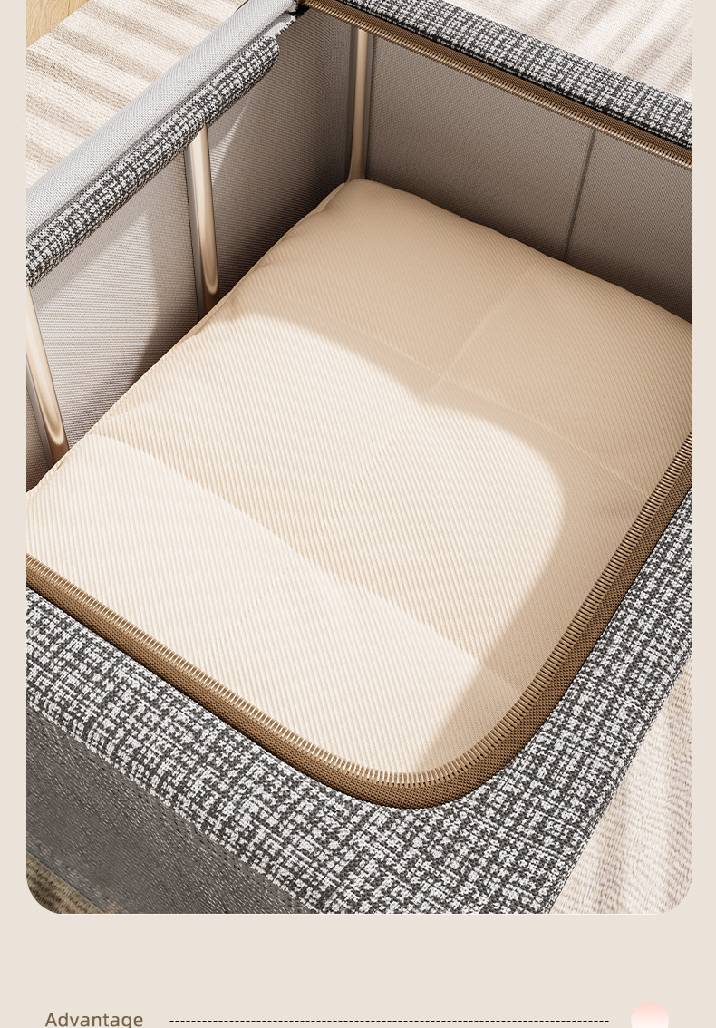 Clothing storage box, household quilt and garment organization box, large-capacity 100-person storage box, wardrobe, fabric storage basket pic 7