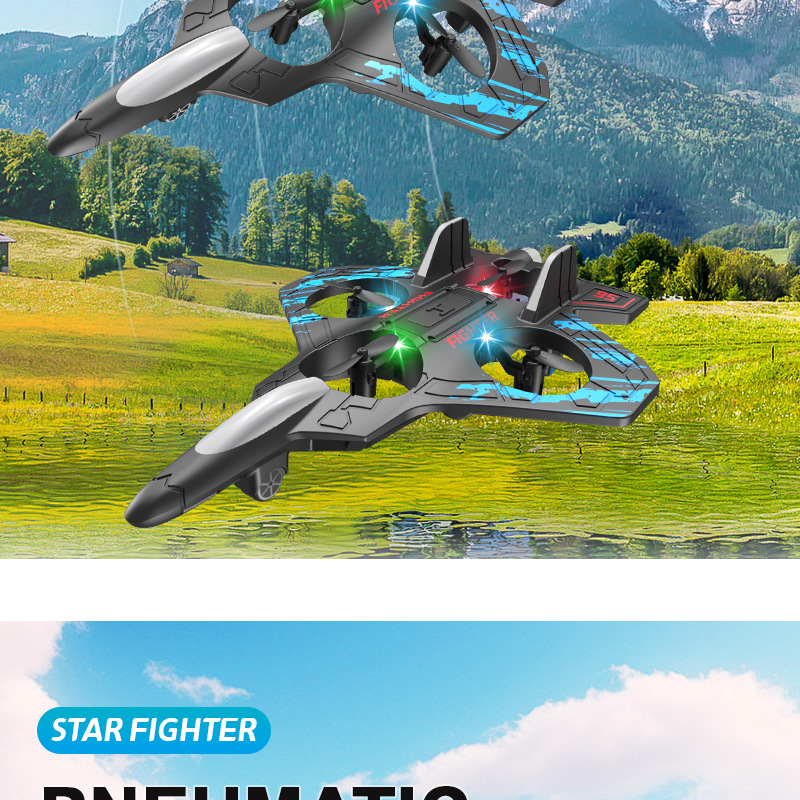 2.4G remote-controlled foam aircraft, gravity-sensing helicopter, roll stunt remote-controlled aircraft, long-range unmanned aerial vehicle pic 8