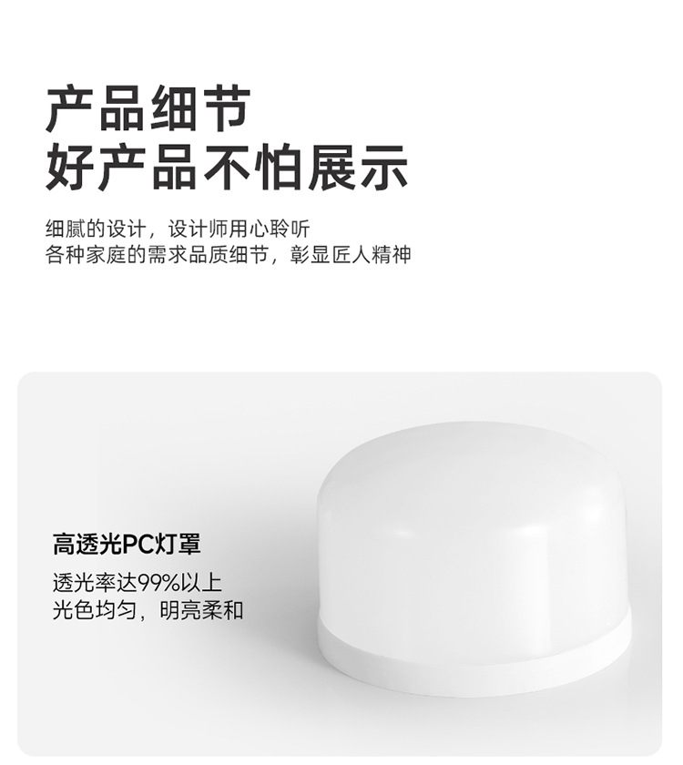 led bulb ultra-bright energy-saving lamp, Gao Fu Shuai E27 screw socket household energy-saving light bulb, high-power white light bulb pic 18