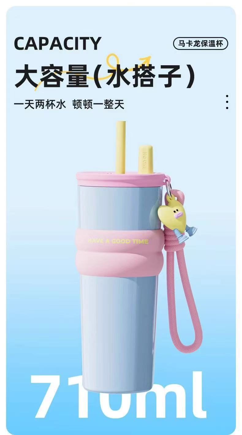 新款316不锈钢保温杯便携巨无霸吸管咖啡杯冰霸汽车水杯跨境批发详情4