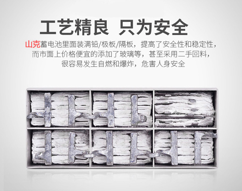 山克12V120AH铅酸蓄电池UPS电池逆变器EPS免维护免更换密封蓄电池详情6