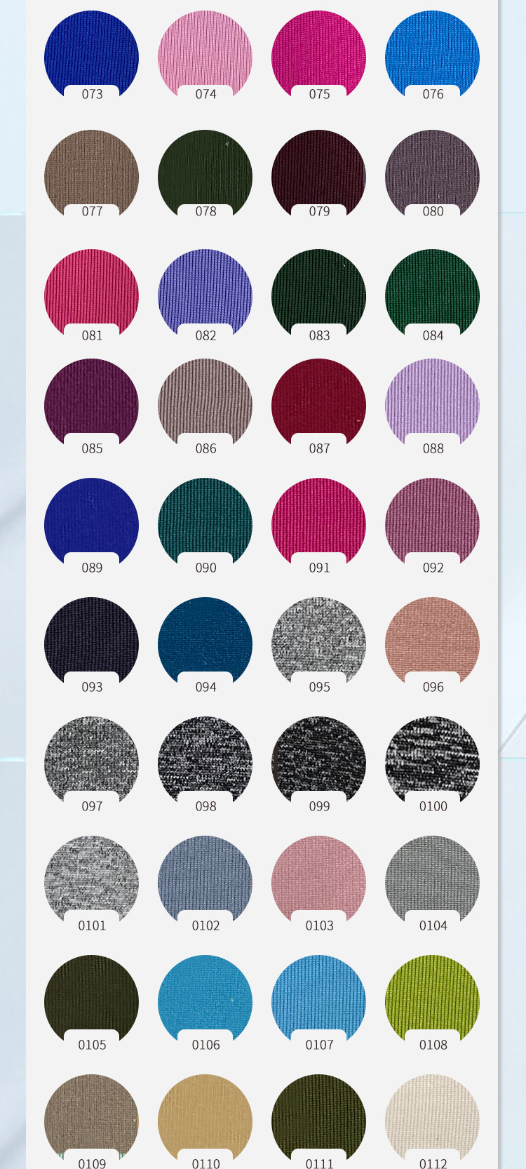 100D milk silk pull frame fabric, 180g knitted elastic fabric, 172/205cm polyester and ammonia sports yoga lining fabric pic 10