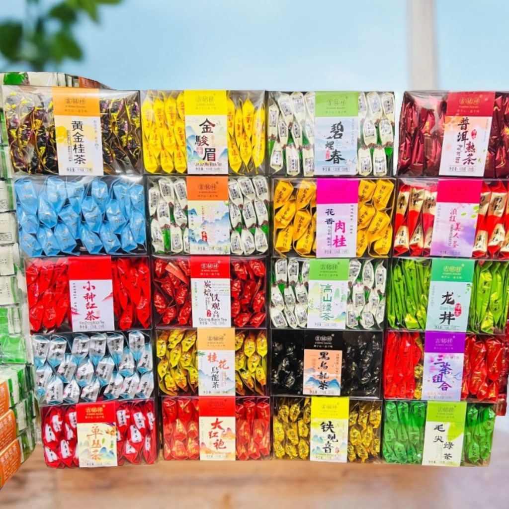 新品茶叶自己喝铁观音乌龙茶绿茶小种红茶茉莉花茶大红袍独立包装详情11