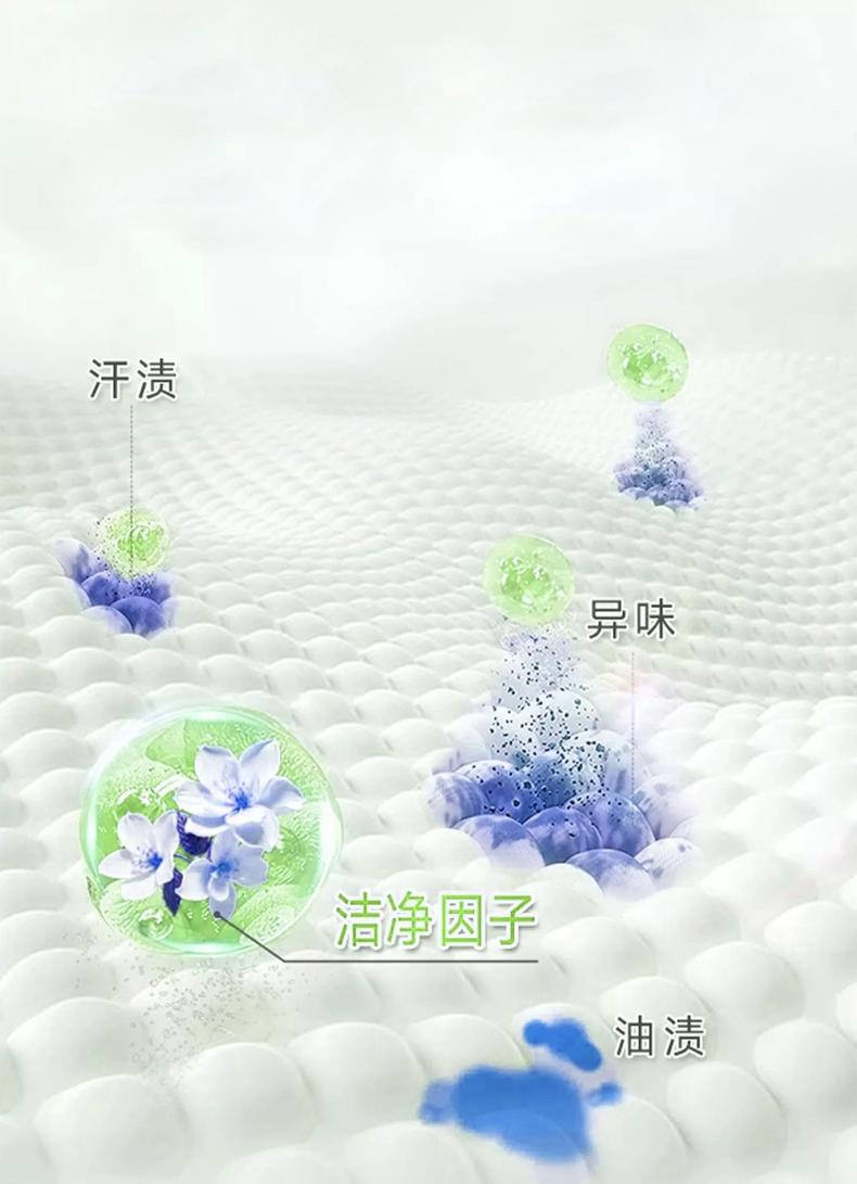 【大桶装】校服净学生衣物洗衣粉衣领活氧去污去油去黄留香桶装详情5