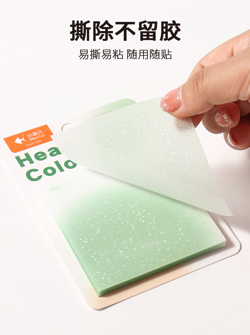 卡皮巴拉爆闪便利贴高颜值办公留言学生卡通便签贴纸错题可撕可粘详情4