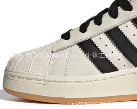 莆田德训鞋女鞋莆田高版本samba纯原百搭校园银色增高厚底红色小详情14