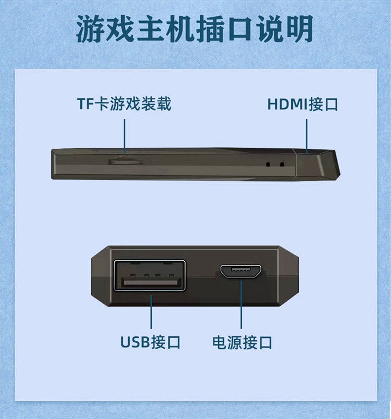 M8家用游戏机无线双人电视联机游戏机HDMI高清PS街机万款游戏怀旧详情10