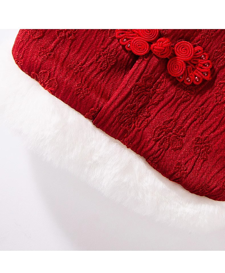 狗狗新年衣服中式小型犬过年衣服喜庆猫咪棉衣马甲秋冬季宠物唐装详情18