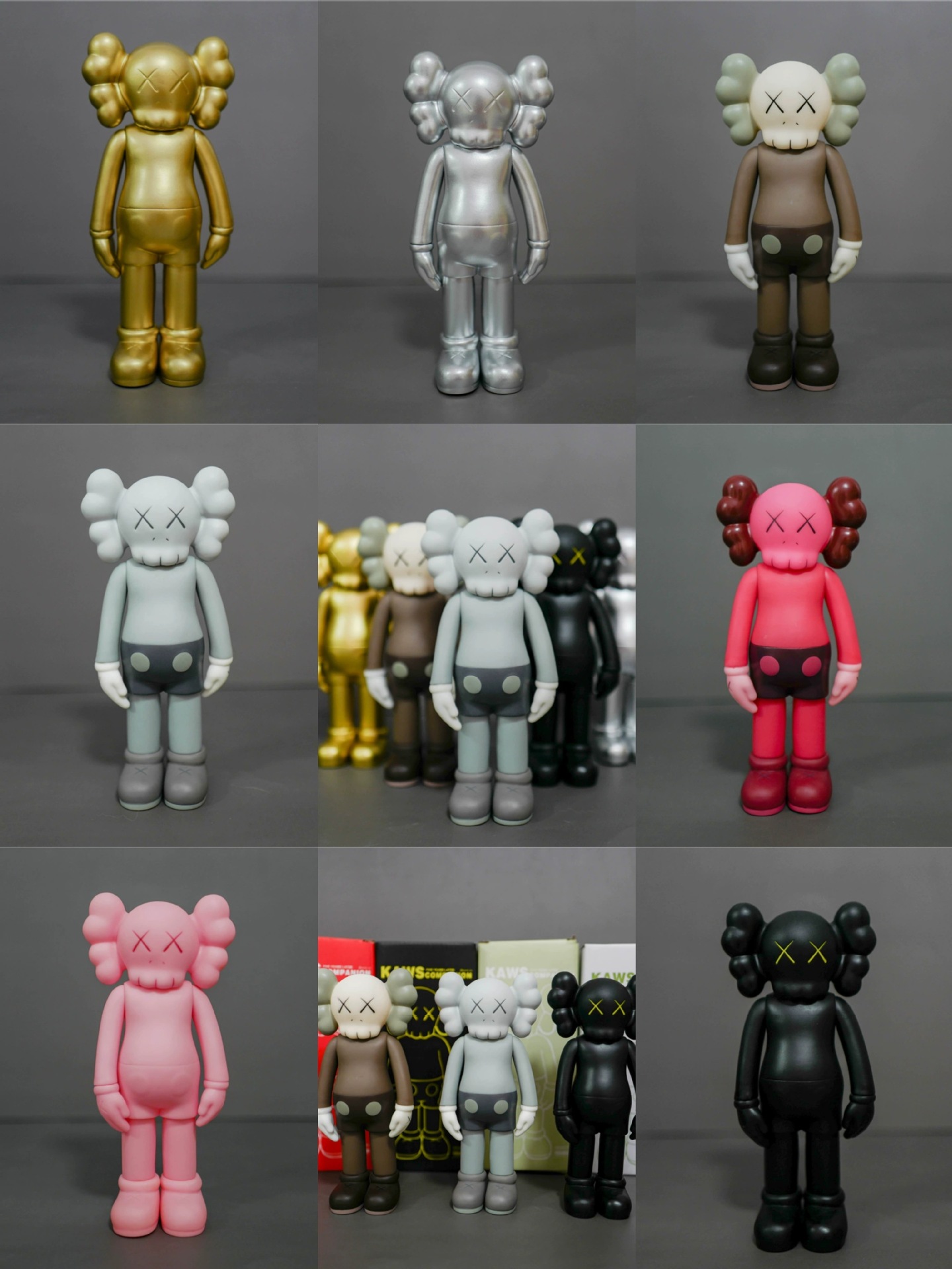 kaws芝麻街公仔客厅高档轻奢潮玩暴力熊桌面摆件手办卡通家居礼物详情15