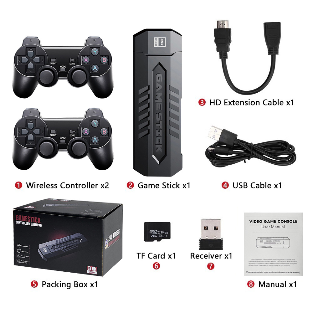 严选M8游戏机无线掌上电视PS1迷你复古游戏家用TVgameconsole详情18