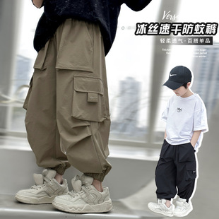 熊猫圆圆渐变男童夏季套装 2024跨境新款儿童短袖二件套织里童装详情21