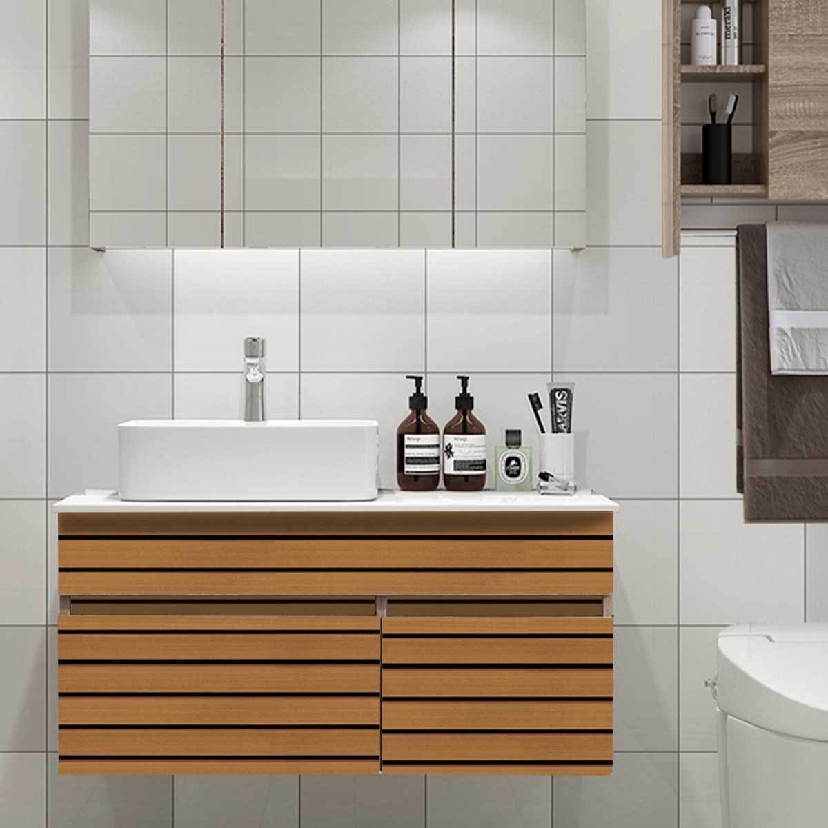 跨境仿格栅木条纹3d立体自粘墙贴防水加厚背景墙装饰壁纸家装定制详情15