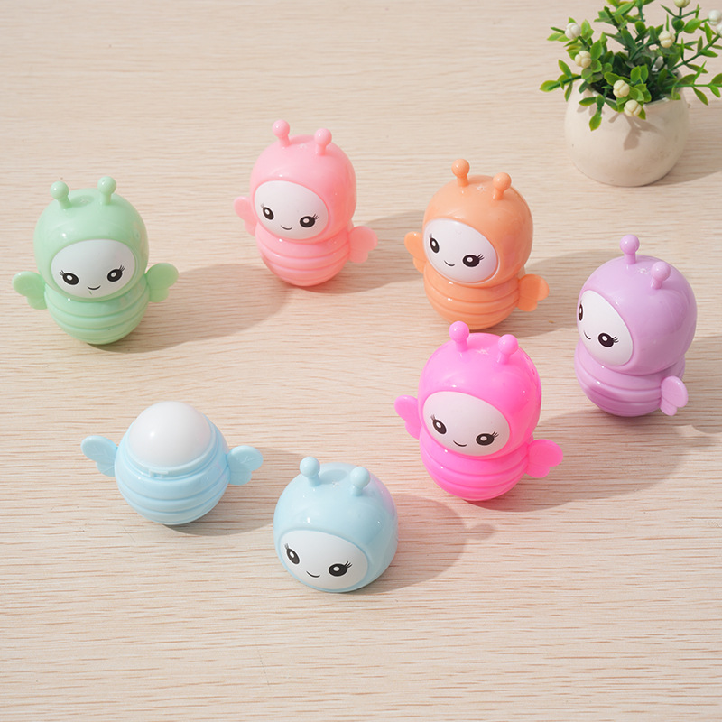 跨境外贸出口保湿滋润唇膏 创意宇航员学生卡通补水不脱色润唇膏详情8