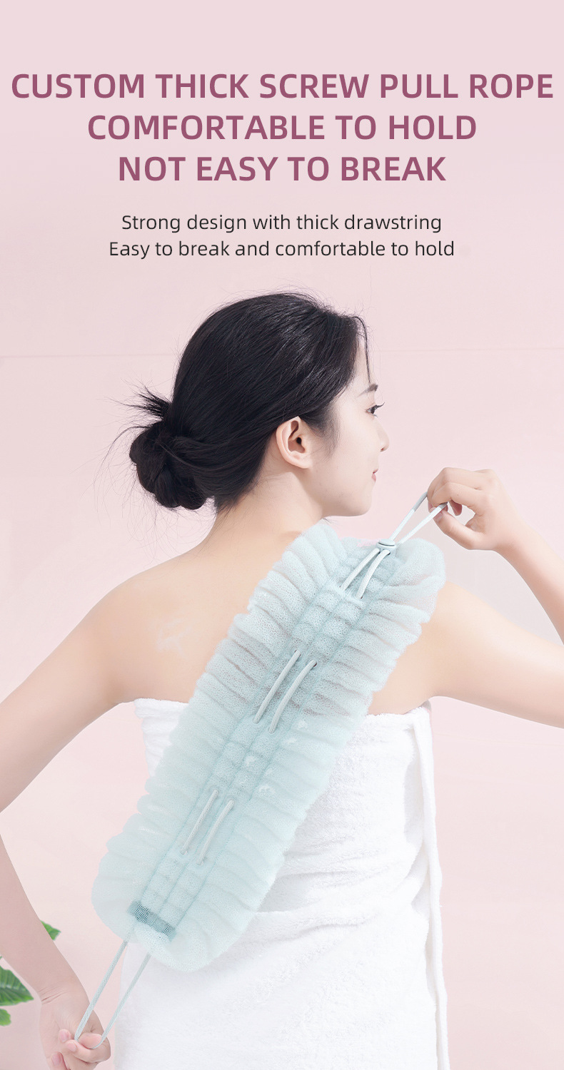 Stretch bath ball; back scrubber; two-in-one washcloth.详情10