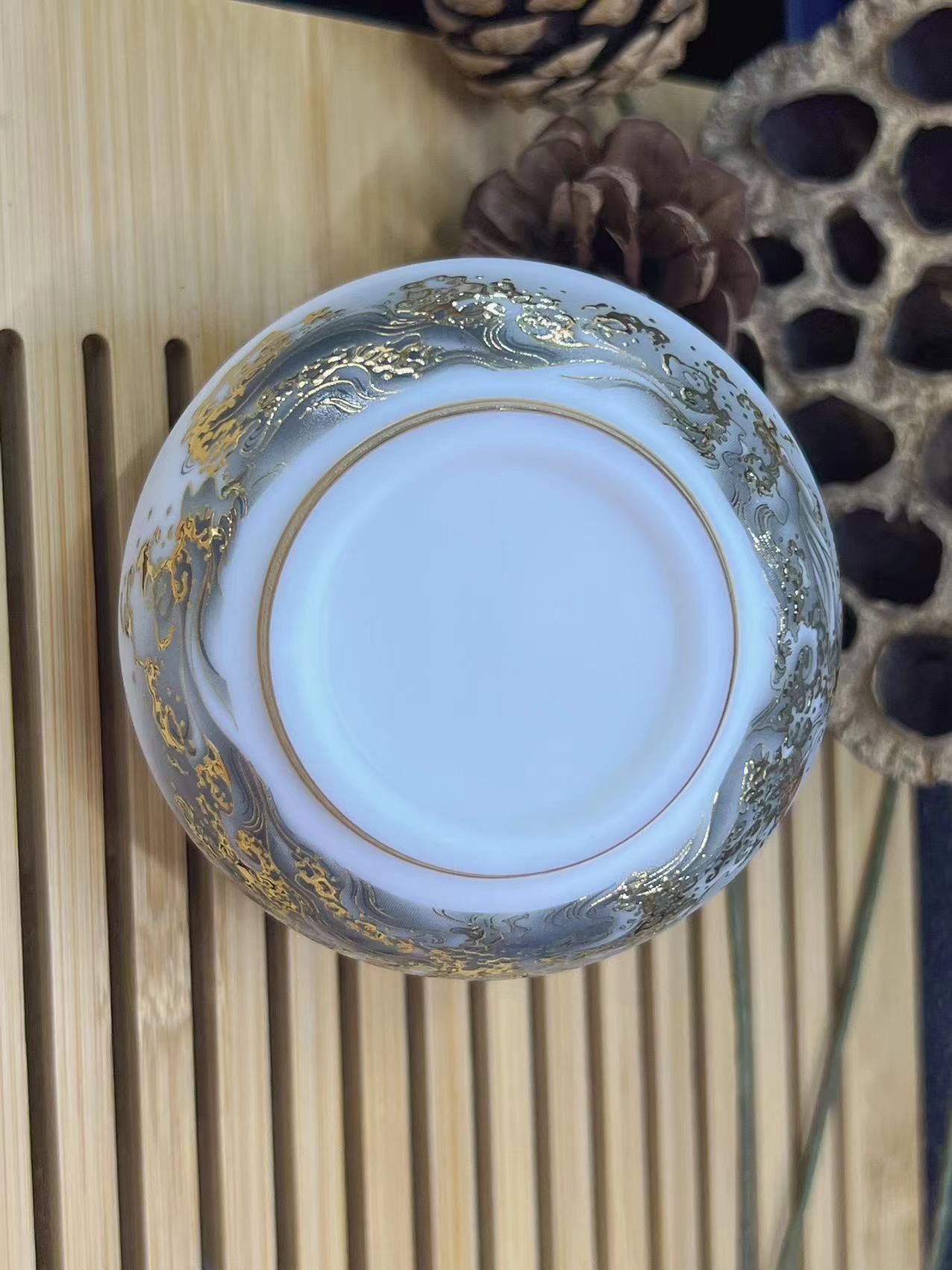 羊脂玉陶瓷杯茶碗品茗杯主人杯个人专用大号单杯茶盏高档茶杯礼详情7