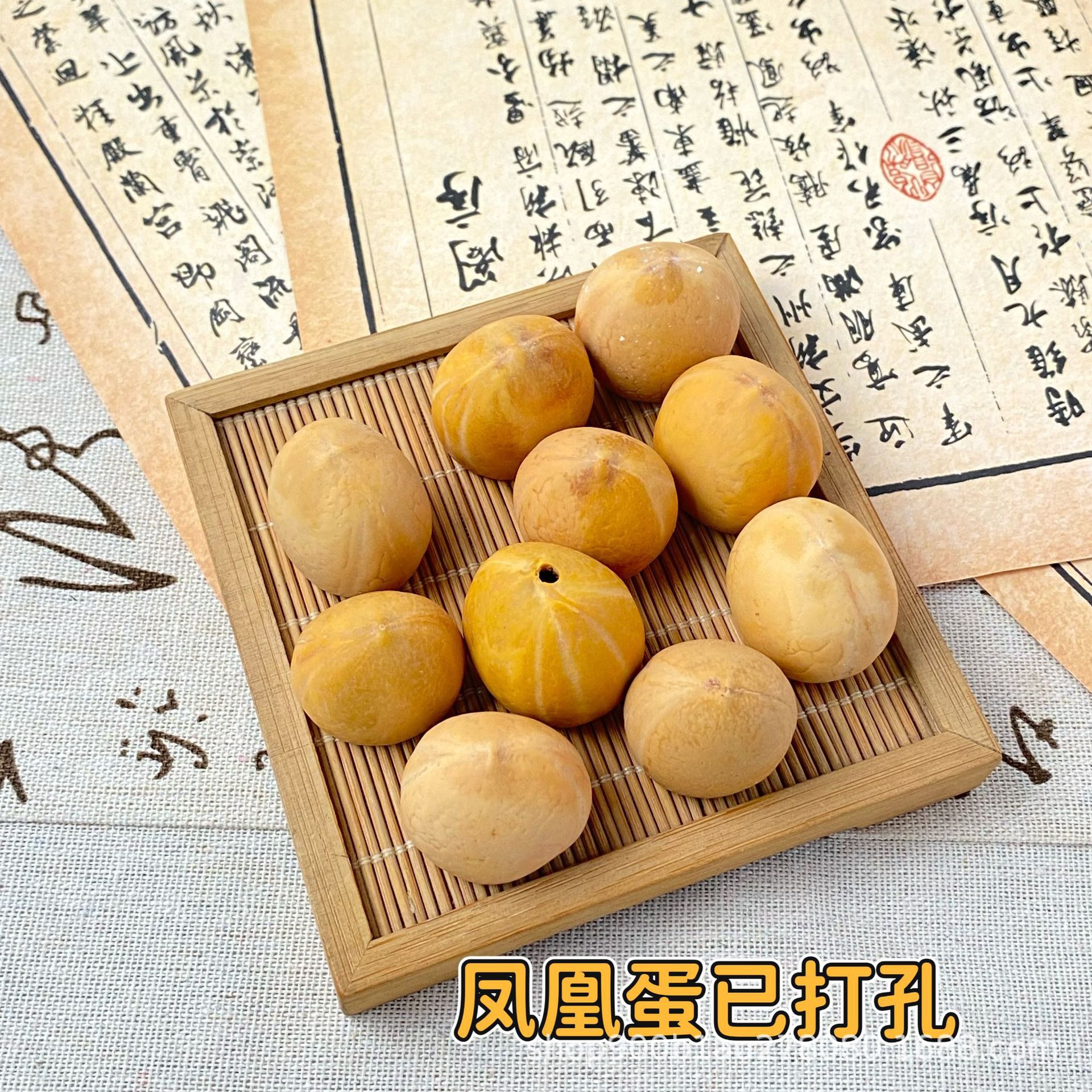 爆款天然疗愈系果壳铃挂件挂串果壳手摇解压音疗包挂风铃个性挂饰详情5