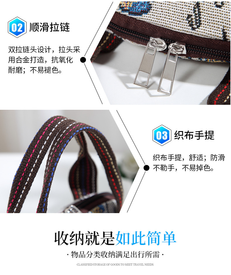手提包包女新款袋子女包外出上班买菜妈咪包编织民族风手机小布包详情4