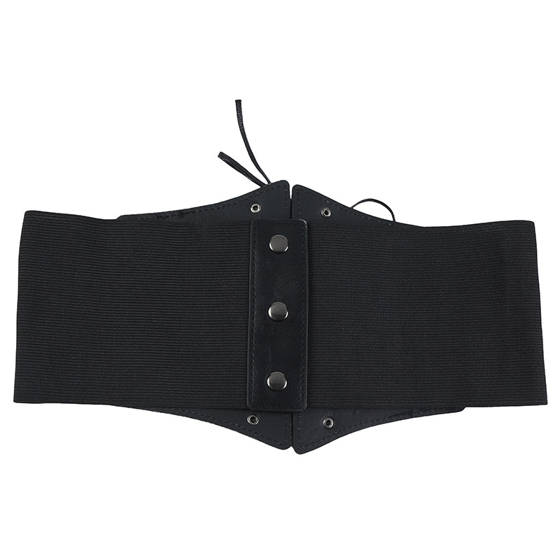 新款女士束腰外穿裙子宽腰带女款高级感百搭装饰绑带弹力松紧腰封详情45