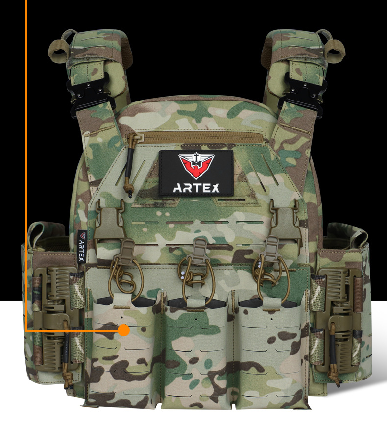 Yitu Outdoor Multi-functional Waterproof 500D nylon modular quick-release tactical vest and vest elastic hanging equipment pic 6