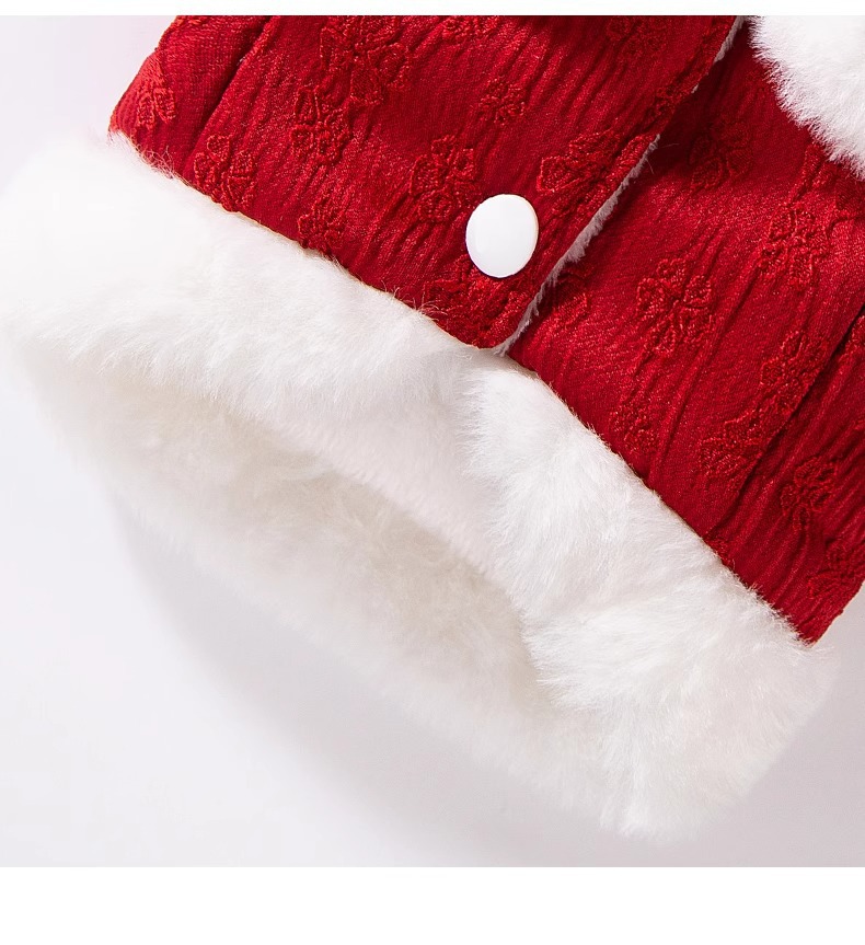 狗狗新年衣服中式小型犬过年衣服喜庆猫咪棉衣马甲秋冬季宠物唐装详情17