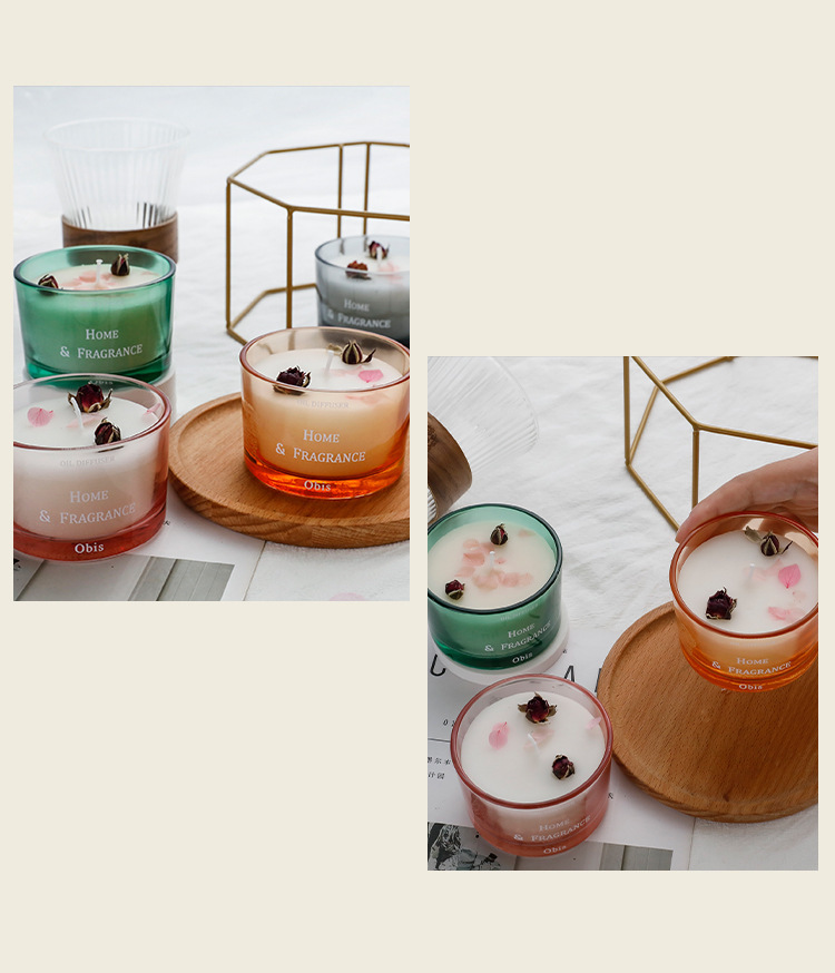 Coconut Scented silicone candle mold Car scented Candle 180g Scented candle pic 7