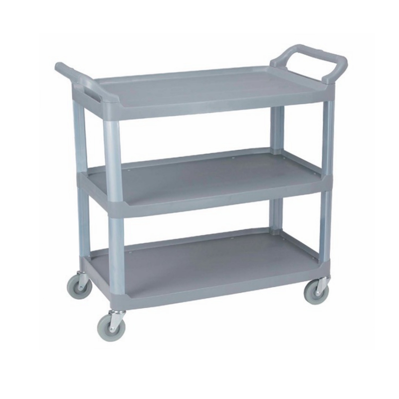 Baiyun food collection cart, bowl collection cart, three-layer plastic handcart, mobile thickened small service cart for restaurants, hotels and hot pot restaurants pic 7