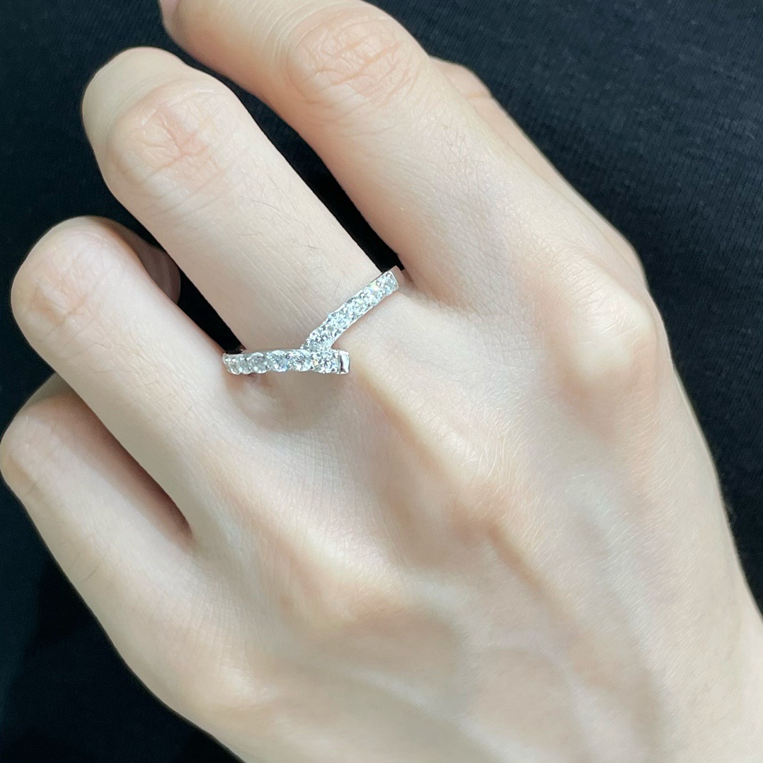 HW对戒s925银结婚仿真钻戒男女情侣仪式求婚用戒指平替戒情人节详情4