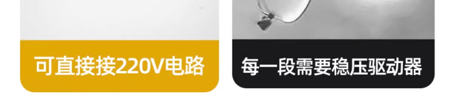 超薄220V自粘led软灯带贴片线条灯展示柜子货架装饰贴片高压灯条详情13