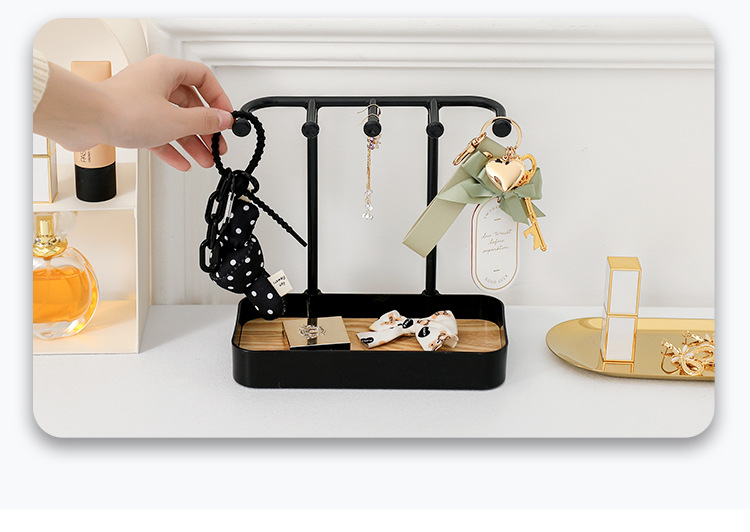Vante household jewelry rack, storage and hanging rack, jewelry, hand, necklace, ring, earring rack, hair accessory and exquisite display rack pic 8