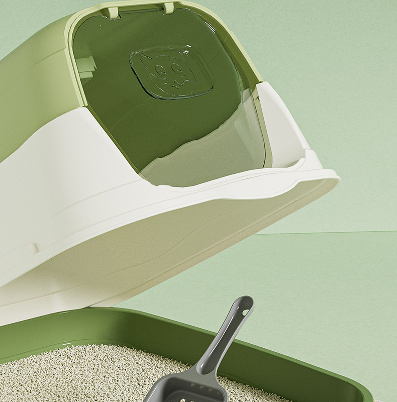 超大号猫砂盆消毒防臭全封闭式猫厕所猫砂盆子特大号防外溅批发详情15