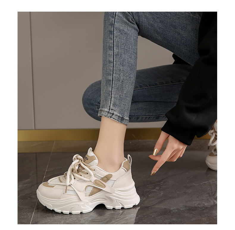 高级感莆田老爹鞋女2024年新款春夏透气显脚小码34软底运动跑步鞋详情21