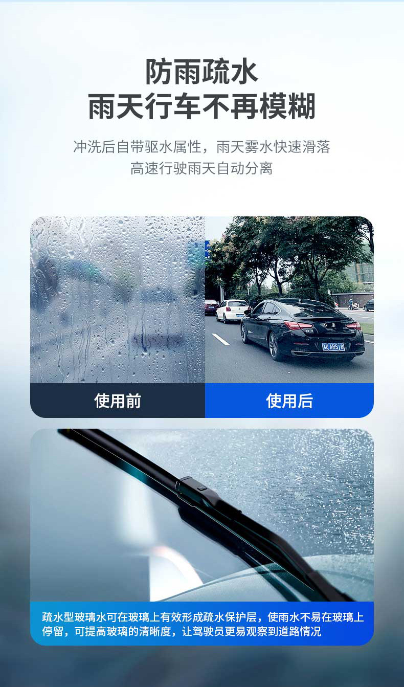 防冻汽车玻璃水零下40度强力去油膜去污冬季车用玻璃水镀晶除虫胶详情15