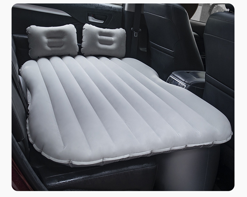 工厂现货汽车充气床pvc植绒车载充气床家用轿车旅行车载后排睡垫详情17